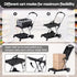 Artiss Shopping Trolley with Wheels 2 Layer w/1 Crate Foldable Trolley Grey