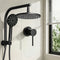 9'' Rain Shower Head Set Handheld Round High Pressure Mixer Tap Chrome