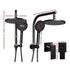 9" Matte Black Rain Shower Head Set with Handheld + Tap Mixer