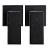 9" Matte Black Rain Shower Head Set with Handheld + Tap Mixer