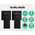 9" Matte Black Rain Shower Head Set with Handheld + Tap Mixer