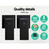 9" Matte Black Rain Shower Head Set with Handheld + Tap Mixer