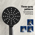 9'' Rain Shower Head Set Handheld Round High Pressure Twins Tap Chrome