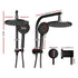 9'' Rain Shower Head Set Handheld Round High Pressure Twins Tap Chrome