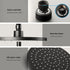 9'' Rain Shower Head Set Handheld Round High Pressure Twins Tap Chrome