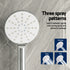 9'' Rain Shower Head Set Handheld Round High Pressure Mixer Tap Chrome