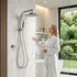 9'' Rain Shower Head Set Handheld Round High Pressure Mixer Tap Chrome