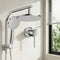 9'' Rain Shower Head Set Handheld Round High Pressure Mixer Tap Chrome