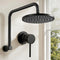 9'' Rain Overhead Swivel Shower Head with Wall Bathroom Mixer