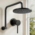9'' Rain Overhead Swivel Shower Head with Wall Bathroom Mixer