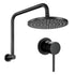 9'' Rain Overhead Swivel Shower Head with Wall Bathroom Mixer