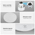 9'' Rain Overhead Swivel Shower Head with Wall Twin Swivel Bathroom Tap Silver