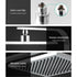 8 Inch Rainfall Shower Head Brass Chrome Bathroom Overhead 9L/Min