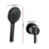 4.5" Handheld Shower Head Round with Wall Twin Swivel Bathroom Tap
