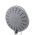 Handheld Shower Head 4.5" High Pressure 5 Modes Poweful Round Chrome