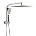 12" Rain Shower Head Set with 3-Mode Handheld Brass High Pressure WELS Chrome