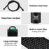10'' Rain Shower Head Set Handheld Square High Pressure Black