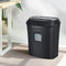 10-Sheet Cross-Cut Paper Shredder, 21L Bin, Home and Office Use, Black