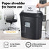 10-Sheet Cross-Cut Paper Shredder, 21L Bin, Home and Office Use, Black