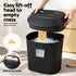 10-Sheet Cross-Cut Paper Shredder, 21L Bin, Home and Office Use, Black