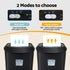 10-Sheet Cross-Cut Paper Shredder, 21L Bin, Home and Office Use, Black