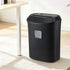 25L P4 Cross-Cut Paper Shredder, 14-Sheet Capacity, Black Finish