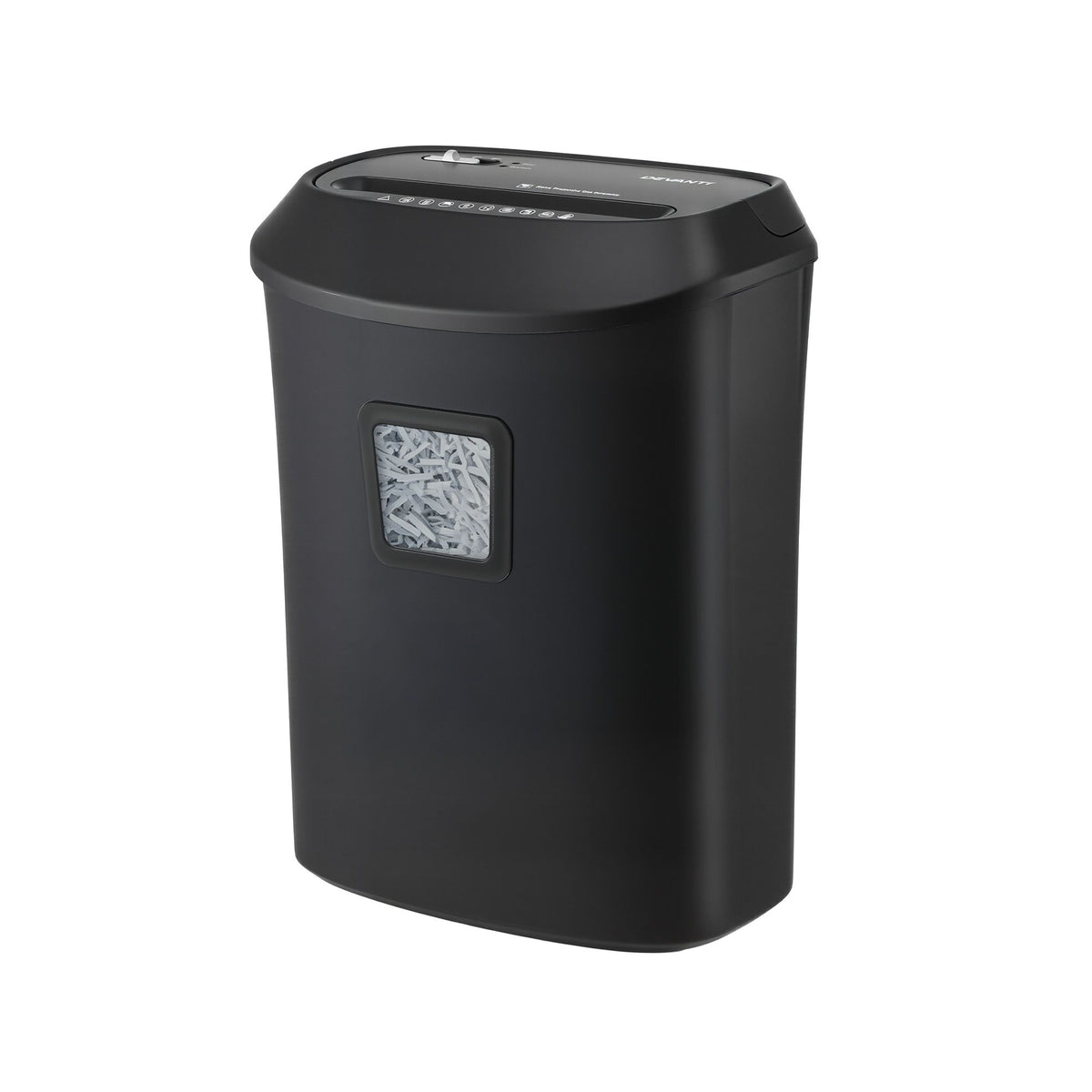 25L P4 Cross-Cut Paper Shredder, 14-Sheet Capacity, Black Finish