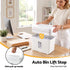 8L Small Tabletop Paper Shredder 4 Sheet P4 Cross Cut Home Office