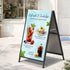 A1 Frame Sign Stand Double Sided Poster Display Board Outdoor Advertising 60x90cm