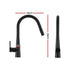 Stainless Steel Sink 75x45CM With Pull Out Mixer Tap Kitchen Basin Single Bowl Black