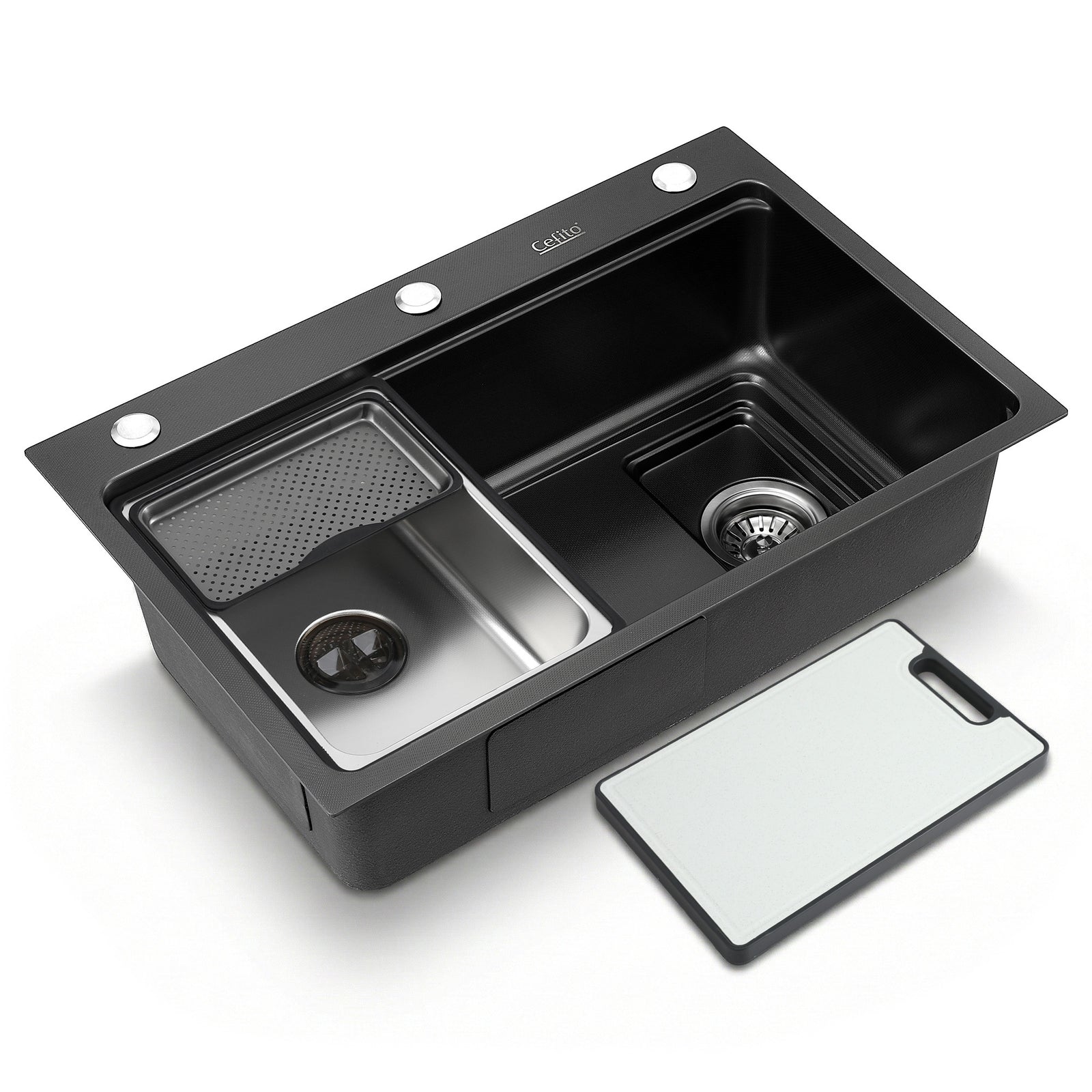 Kitchen Sink 304 Stainless Steel Bar Sink Millet Grain Water Basin Sink