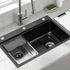 Kitchen Sink 304 Stainless Steel Bar Sink Millet Grain Water Basin Sink