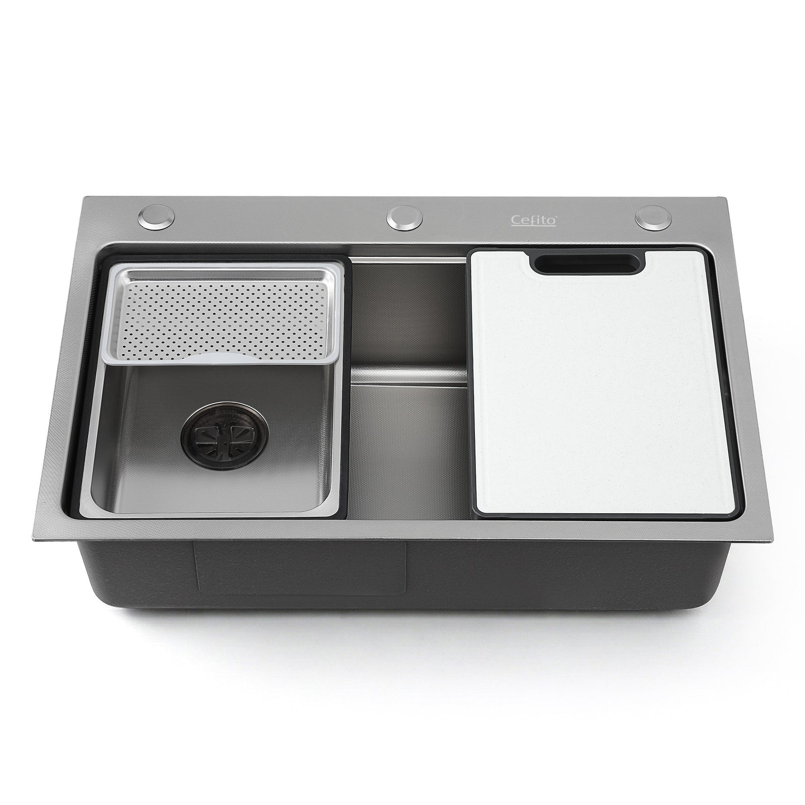 Kitchen Sink 304 Stainless Steel Bar Sink Millet Grain Water Basin Sink