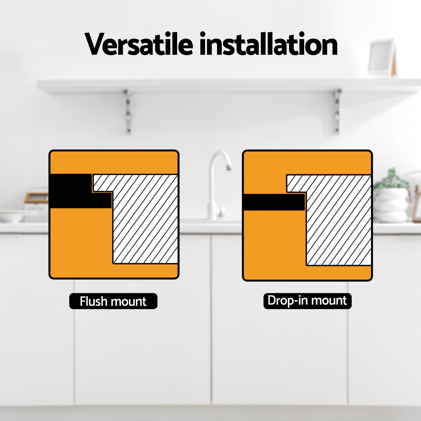 Kitchen Sink 304 Stainless Steel Bar Sink Millet Grain Water Basin Sink