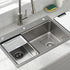 Kitchen Sink 304 Stainless Steel Bar Sink Millet Grain Water Basin Sink