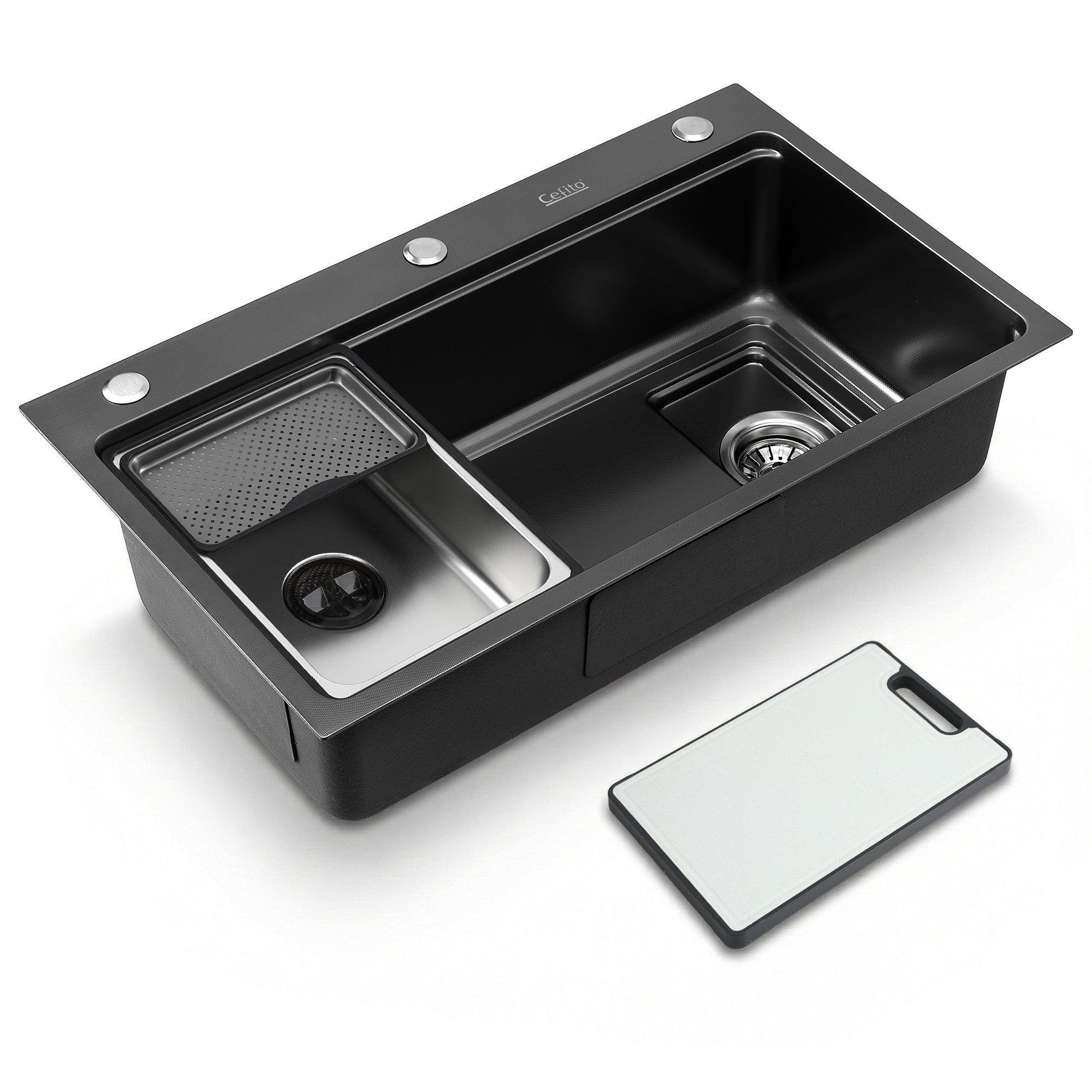 Kitchen Sink 304 Stainless Steel Bar Sink Millet Grain Water Basin Sink