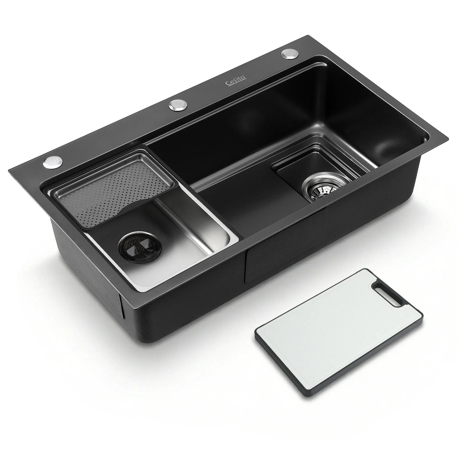 Kitchen Sink 304 Stainless Steel Bar Sink Millet Grain Water Basin Sink