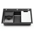 Kitchen Sink 304 Stainless Steel Bar Sink Millet Grain Water Basin Sink