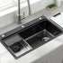 Kitchen Sink 304 Stainless Steel Bar Sink Millet Grain Water Basin Sink