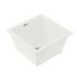 Kitchen Sink 38x38cm Granite Stone Sink Single Bowl White