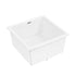Kitchen Sink 45x45cm Granite Stone Sink Single Bowl White