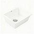 Kitchen Sink 55x45cm Granite Stone Sink Single Bowl White
