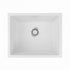 Kitchen Sink 55x45cm Granite Stone Sink Single Bowl White