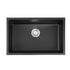 Kitchen Sink 70x45cm Granite Stone Sink Single Bowl Black