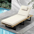 Sun Lounge Outdoor Lounger Beige