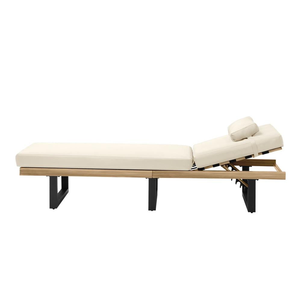 Sun Lounge Outdoor Lounger Beige