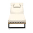 Livsip Patio Sun Lounge Set with Table Beige