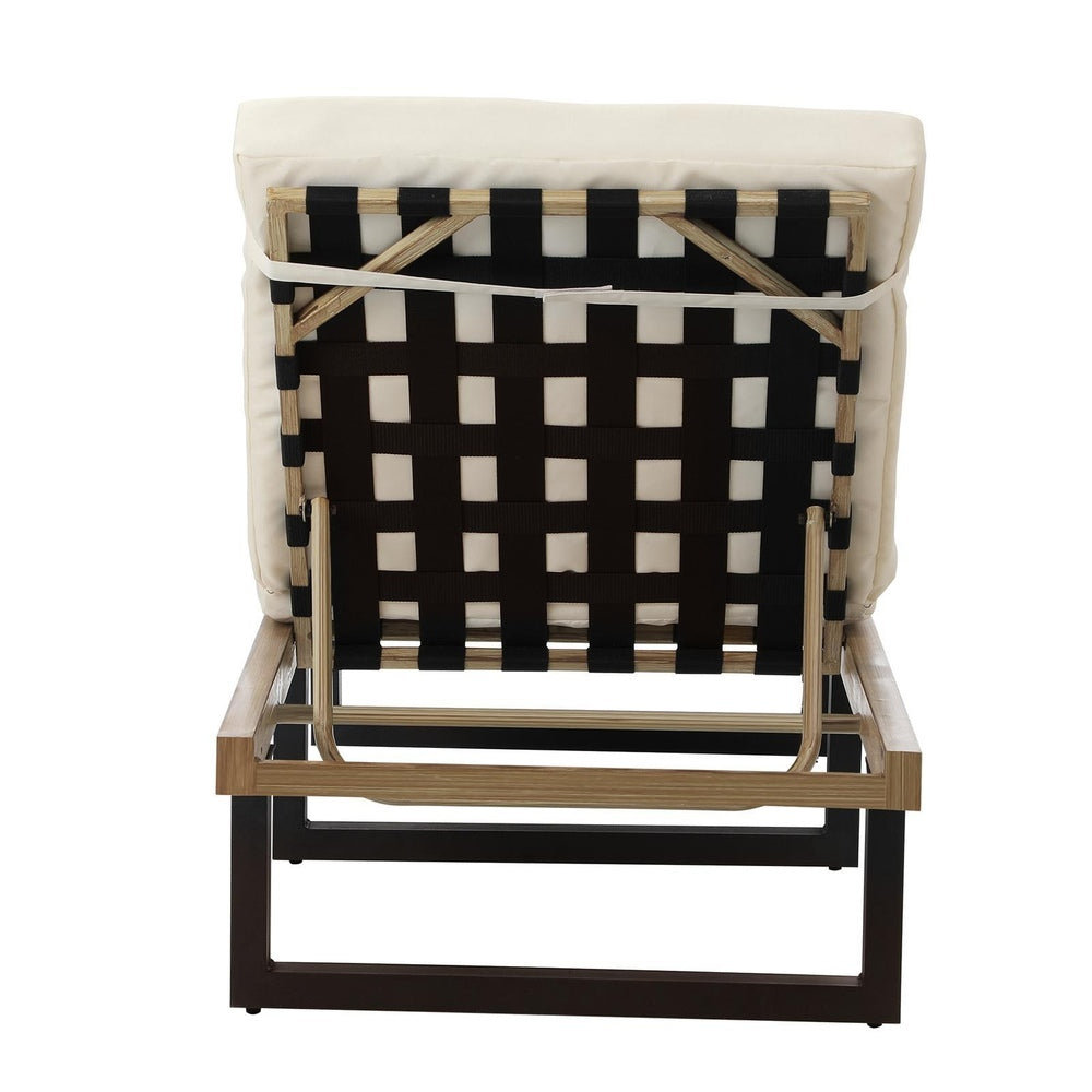 Livsip Patio Sun Lounge Set with Table Beige