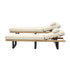 2X Sun Lounge Outdoor Lounger Beige