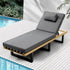 Sun Lounge Outdoor Lounger Grey